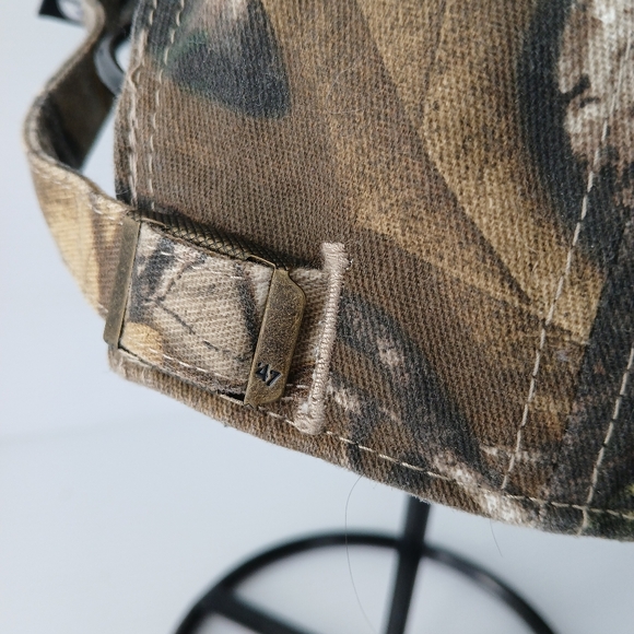 NWT Pittsburgh Steelers '47 Clean Up Realtree Camo Adjustable Baseball Cap - Picture 3 of 9